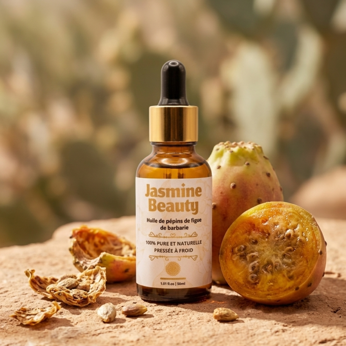 Huile de Pépins de Figue de Barbarie Jasmine Beauty